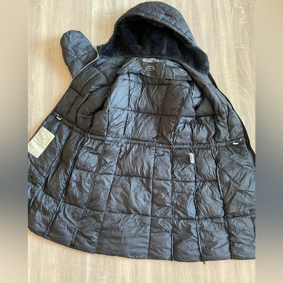 MICHAEL KORS Long Black Packable Warm Winter Puffer Jacket. Size M - Picture 4 of 16